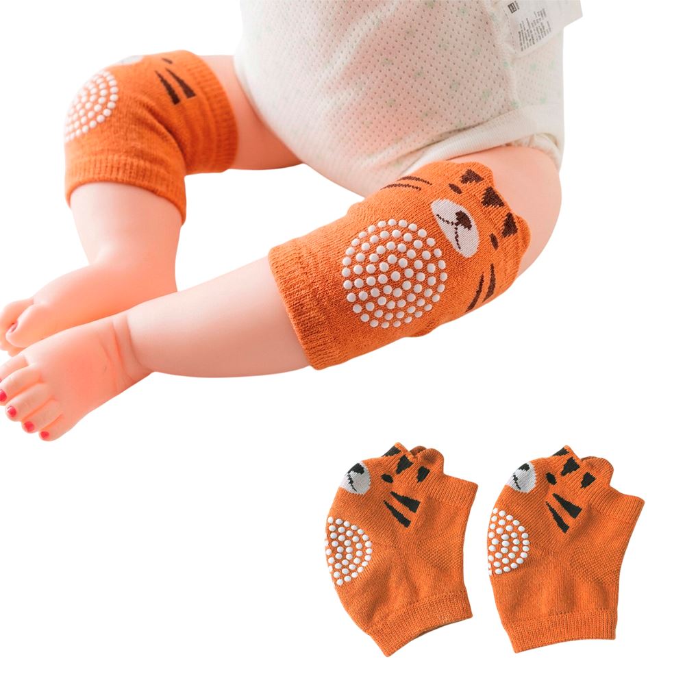 Protector de rodilla tigre naranja para Bebe rodillera